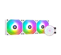 Thermalright Aqua Elite 360 White ARGB-Raffreddatore per CPU liquido ARGB 360 AIO, 3 ventole PWM da 120mm, per AM4/AM5, Intel LGA1150/1151/1155/1156/1200/1851/1700