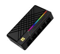 Thermalright ARGB e Fan Hub X10 - Controller di sincronizzazione PWM/ARGB a 10 porte, per creare un perfetto sistema di raffreddamento e illuminazione, per ARGB/PWM CPU Fan Hub