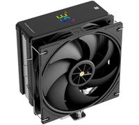 Thermalright Assassin X 120R Digital Black CPU, 2000 giri/min velocità, 12 cm, silenziosa ventola PWM, copertura dello schermo digitale, per AM4/AM5, Intel LGA1700/1851/115X/1200, raffreddamento per