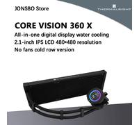 Thermalright CORE VISION 360 X (senza versione ventola) Schermo LCD da 360 mm Supporto dispositivo di raffreddamento liquido all-in-one LGA 1700 AMD AM5