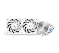 Thermalright Frozen Edge 240 White - Refrigeratore ad acqua liquido CPU con ventola PWM da 120 mm, 240 bianco Cold Row, dissipatore ad acqua integrato per AMD/AM4/AM5, Intel