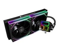 Thermalright Frozen Infinity 240 Black Dissipatore ad acqua per CPU, Raffreddatore CPU AIO 240, Doppie ventole PWM TL-M12, Dissipatore CPU a specchio infinito, per AM4/AM5, Intel LGA1851/1700/115x