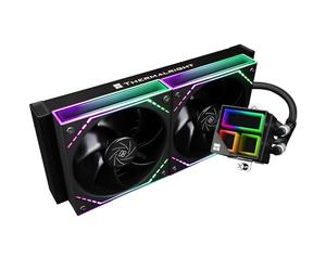 Thermalright Frozen Infinity 240 Black Dissipatore ad acqua per CPU, Raffreddatore CPU AIO 240, Doppie ventole PWM TL-M12, Dissipatore CPU a specchio infinito, per AM4/AM5, Intel LGA1851/1700/115x