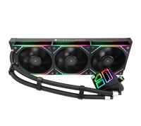 Thermalright Frozen Infinity 360 BLACK - Raffreddatore a liquido per CPU, tripla ventola PWM con 2000 giri/min, raffreddamento per CPU Aio, per AM4/AM5 e Intel LGA115X/2011/1700/1851, Infinity Mirror