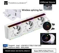Thermalright FROZEN MAGIC DIGITALE ARGB V2 Radiatore di raffreddamento ad acqua con display digitale integrato/Ventola di giunzione wireless/LGA1851/AM5