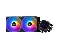 Thermalright Frozen Prism 240 Black ARGB Dissipatore ad acqua liquida per CPU con ventola PWM, dissipatore di calore a raffreddamento ad acqua integrato per AM4/AM5, Intel LGA1700/115x/1200/1851