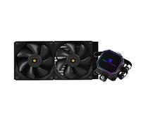 Thermalright Frozen Prism 240 Black- Refrigeratore d'acqua CPU con due ventole PWM, velocità di rotazione 2800RPM, per AM4 / AM5, Intel LGA115x/1200/1700/1851 (Nero)