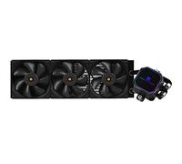 Thermalright Frozen Prism 360 Black Liquid CPU Water Cooler con ventola PWM da 12cm, 360 specifiche file fredde nere, dissipatore ad acqua integrato per AMD/AM4/AM5, Intel 1700/1150/1151/1200/2011