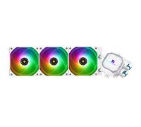 Thermalright, Frozen Prism360 bianco ARGB - Raffreddatore liquido per CPU da 3300 RPM, 3 ventole PWM di serie TL-E12, per AMD/ AM4/ AM5, Intel 1150/ 1156/ 1200/ 1700/ 2066