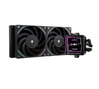 Thermalright Frozen Vision 240 Black AIO Water Cooler, Liquid CPU Cooler,Schermo LCD IPS da 2,88 pollici,2150RPM ad alta velocità, per AMD/AM4/AM5 e Intel 1150/1151/1200/2011/1700
