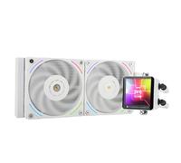 Thermalright Frozen Vision 240 - Raffreddatore ad acqua liquido per CPU con ventola PWM da 120 mm, immagine quadrata da 2,8 pollici, display LCD IPS, raffreddamento ad acqua per AMD: AM4/AM5, Intel