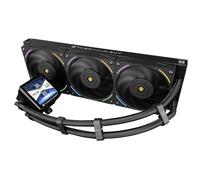 Thermalright Frozen Vision 360 Black Liquid CPU Water Cooler con ventola PWM da 12 cm, immagine quadrata da 2,8 pollici, display LCD IPS, CPU del computer raffreddamento ad acqua per AMD/AM4/AM5,