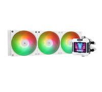 Thermalright Frozen Warframe 360 Bianco ARGB CPU Raffreddamento ad Acqua con 3 Ventole PWM 2000 Giri/Min, Schermo LCD IPS 320 * 240, Raffreddamento CPU PC AIO Cooler per AMD