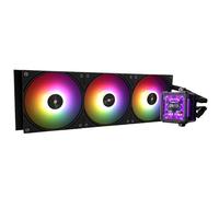 Thermalright Frozen Warframe PRO 360 ARGB Black-360mm AIO CPU Liquid Cooler, IPS LCD Screen con risoluzione 320 * 320, per AM4/AM5/Intel LGA1700/1851, schermo LCD assorbente magnetico per immagini