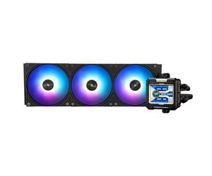Thermalright FW 360 - Raffreddamento ad acqua ARGB con 3 ventole PWM, risoluzione IPS 320 x 240 schermo LCD, raffreddamento CPU liquido per raffreddamento AMD/Intel PC Aio: AM4/AM5/LGA1700/1851