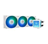 Thermalright FW PRO 360 ARGB WHITE Radiatore CPU AIO, schermo LCD IPS con risoluzione 320 x 320, per AM5 & Intel 1700/1851, ad alte prestazioni 360 specs raffreddato ad acqua con display