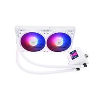 Thermalright FW SE 240 ARGB Bianco CPU AIO Cooler, PC 240 Specifica Water Cooler System, IPS LCD Screen con risoluzione 320 * 240, per AM5, Intel LGA1700/1851, CPU Cooler viene fornito con display LCD