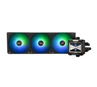 Thermalright FW360 Black ARGB CPU Dissipatore a Liquido con 3 Ventole PWM, RPM 2000RPM, Schermo LCD IPS, Risoluzione 320 * 240, Dissipatore CPU a Liquido per AMD: AM4/AM5/Intel LGA1700