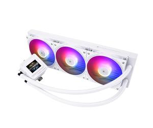 Thermalright FW360 SE ARGB Bianco CPU AIO Liquid Cooler per desktop - Ventole PWM 2000RPM, con schermo LCD da 2", per AM4/AM5 e Intel LGA115X/1200/1700/1851