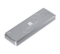 THERMALRIGHT HR-EB110 Dual C Grey M.2 - Alloggiamento esterno M.2, supporta entrambi i protocolli SSD NVMe e SATA, interfaccia di tipo C da 10 Gbps, memoria SSD portatile da 8 TB, per sistemi Android