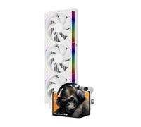 Thermalright Levita Vision 360 ARGB White Aio - Raffreddatore a liquido per CPU AM5/Intel LGA1851/1700, schermo curvo 3D da 6,67" con risoluzione 2400 x 1080, supporto video 3D