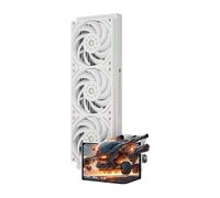 Thermalright Levita Vision 360 UB ARGB - Raffreddatore a liquido per CPU AM5/Intel LGA1851/1700, schermo curvo 3D da 6,67" con risoluzione 2400 x 1080, supporto video 3D/2D