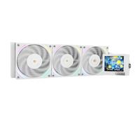 Thermalright Mjolnir Vision 360 White Dissipatore CPU AIO, schermo LCD IPS con risoluzione 320 x 240, per AM5 e LGA 1700/1851, potente raffreddamento ad acqua, 360 Specs con schermo rimovibile da
