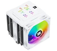 Thermalright Peerless Assassin 120 ARGB Bianco Digital CPU Air Cooler - Display temperatura | 6 tubi di calore | 1850RPM PWM 120mm ventole per Intel 1851/1700, AMD AM4/AM5