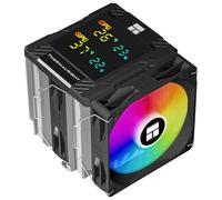 Thermalright Peerless Assassin 120 Digital ARGB Black - Refrigeratore d'aria per CPU, copertura dello schermo digitale, 6 dissipatori di calore per CPU del computer, per AM4/AM5, Intel LGA1700/1851