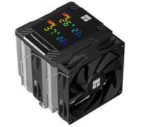 Thermalright Peerless Assassin 120 Digital Black - Dispositivo di raffreddamento per processori dual tower con doppia ventola per schermo digitale AM4/AM5, Intel LGA1851/1700/115X/1200