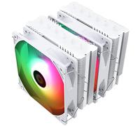 Thermalright Peerless Assassin 120 SE ARGB Bianco CPU Air Cooler, 6 Tubi Di Calore CPU Cooler, Dual 120mm TL-C12C-S PWM Fan, Coperchio Dissipatore in Alluminio, Per AMD AM4/AM5 Intel 1700/1150/1200