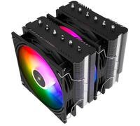 Thermalright Peerless Assassin 120 SE ARGB Black V3 Raffreddatore processore, 6 tubi di calore, tecnologia AGHP, velocità 2000 rpm, Ryzen AM5/AM4, Intel LGA 1700/1851/115X, raffreddamento
