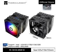Thermalright Peerless Assassin 120 SE V2 Radiatore di raffreddamento ad aria per case del computer, supporto LGA1851/1700/AM5/AM4 con ventola 120x120x28mm