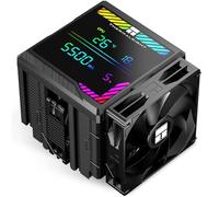Thermalright Peerless Assassin 140 Digital Black CPU Cooler, doppia torre e doppia ventola di raffreddamento, CPU Air Cooler, ARGB Digital Screen Top Cover, per AM4/AM5, Intel LGA1851/1700/115X/1200