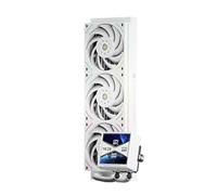 Thermalright Peerless Vision 360 UB ARGB White CPU Aio, sistema di raffreddamento ad acqua con ventole in linea, schermo LCD IPS da 3,95" con risoluzione 480 x 480, per AM4/AM5; Intel 1700/1851