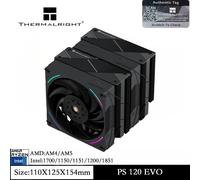 Thermalright Phantom Spirit 120 EVO CPU Cooler 7×6mm Tubi di calore Raffreddamento dell'aria per AMD AM4 AM5 Intel 115X/1200/17XX/1851