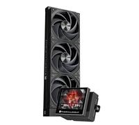 Thermalright Stream Vision 360 Black CPU Liquid Cooler, 3,5" Magnetic Embedded Fan Lcd Screen, risoluzione 640x480, schermo di visualizzazione liberamente definito, velocità 2400RPM, compatibile con