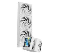 Thermalright Stream Vision 360 - Dissipatore liquido per CPU, schermo LCD da 3,5 pollici con ventola magnetica incorporata, risoluzione 640 x 480, velocità 2400 giri/min, compatibile con AM5, LGA1851