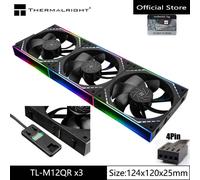 Thermalright TL-M12Q Ventola di raffreddamento per case del computer, giunzioni wireless/telaio infinito/ventola ad alte prestazioni