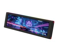 Thermalright TR Trofeo Vision 9.16 ARGB LCD nero-ARGB Schermo LCD magnetico | Risoluzione 1920x480 - Supporto commutazione tra più immagini dinamiche/video, schermo magnetico da 23,27 cm