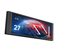 Thermalright Trofeo Vision LCD Black presenta un display LCD a colori da 6,86 pollici (risoluzione 1280 x 480) con un pannello magnetico, supporta immagini dinamiche e statiche fai da te (nero)