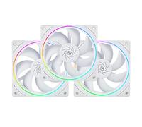 THERMALRIGHT Ventola di raffreddamento CPU TL-S12W PWM per alloggiamento, effetto luminoso con cornice delicata, connettore PWM a 4 pin per computer con telaio ARGB, velocità 1500 giri/min (120 mm, 3