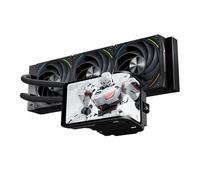 Thermalright Wonder Vision 360 TURBO ARGB Nero CPU Liquid Cooler, per AM5/Intel LGA1851/1700, 6.67 '' 3D curvo schermo con risoluzioni 2400x1080, pannello magnetico, 360 mm Aio