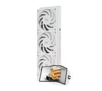 Thermalright Wonder Vision 360 UB ARGB Bianco AIO CPU Liquid Cooler, per AM5/Intel LGA1851/1700, schermo curvo 3D da 6,67 cm con risoluzioni 2400x1080, schermo a pannello magnetico, supporto video 3D