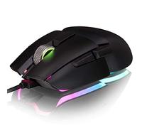 Thermaltake Argent M5 Gaming Mouse, 16.8M RGB Color Software abilitato, 8 effetti di illuminazione dinamica personalizzabili, sensore ottico PIXART PMW-3389, regolazioni DPI fino a 16.000