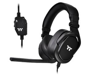 Thermaltake AURICULARES + MICRO ARGENT H5 GAMING NEGR 50MM/MICRO BIDIRECCIONAL DESMONTABLE/PLEGABLES GHT-THF-ANECBK-30