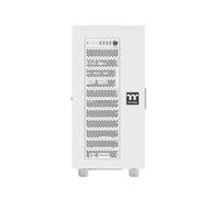 Thermaltake AX700 Super Tower Chassis: supporta schede madri XL-ATX, cinque schede grafiche e fino a diciotto dischi rigidi, due pannelli laterali perforati, protezione antipolvere - bianco