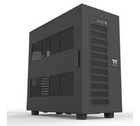 Thermaltake Case AX700 Super Tower – XL-ATX, 5 GPU, 18 HDD, USB-C, nero