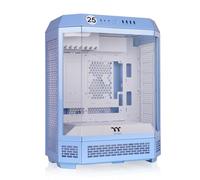Thermaltake CA-1Z1-00MFWN-00 The Tower 600 Case mid-tower ATX blu ortensia; 3 pannelli in vetro temperato; supporto per scheda madre con connettori nascosti; slot PCI-e rotanti