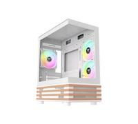THERMALTAKE - CA-1Z4-00M6WN-WS - View 170 WS ARGB Snow - Case PC senza alimentatore - Mini tower - Formato Micro-ATX - Bianco